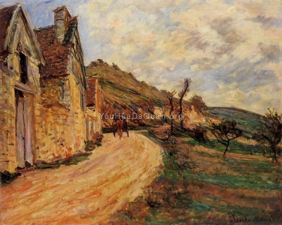 Les Roches at Falaise near Giverny - 克劳德·莫奈